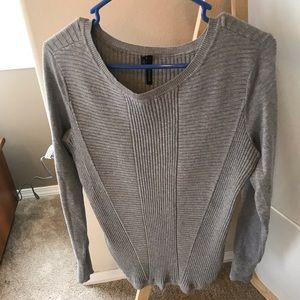 grey sweater